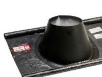 Metalbestos Wood inddækning Ø250/150 5-32° flex Sort-lakeret