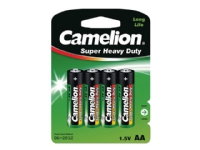 Camelion Super Heavy Duty R6P-BP4G - Batteri 4 x AA type - Zinkklorid - 1220 mAh