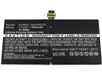 CoreParts MBXTAB-BA073, Batteri, Microsoft, Pro 4, Sort, Lithium-Ion (Li-Ion), 5050 mAh