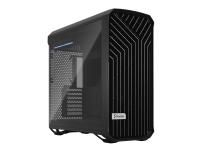 Fractal Design Torrent - Tower - udvidet ATX - sidepanel med vindue (hærdet glas) - ingen strømforsyning (ATX) - sort - USB/Lyd