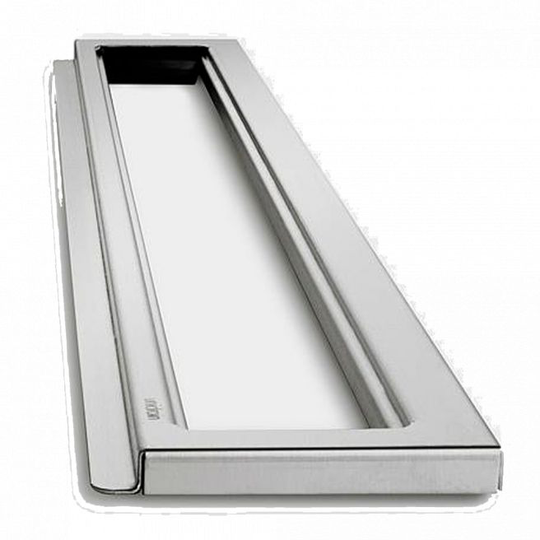 Unidrain Classicline Ramme Linje Væg 1000 Mm H 10 Mm Børstet stål