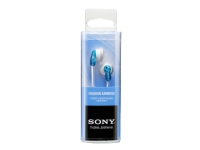 Sony MDR-E9LP - Hovedtelefoner - ørespids - kabling - 3,5 mm jackstik - blå