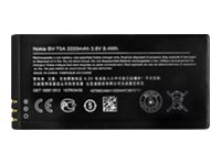 MicroSpareparts Mobile - Batteri - Li-pol - 2200 mAh - for Microsoft Lumia 735 Nokia Lumia 735