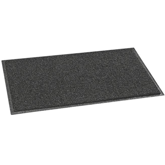 Clean Carpet Spaghetti 632513 Anthra M.gummi 80cmx10mmx50cm