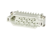 HARTING HAN D stik, indsats type 10A hanstik crimptilslutning maks 2,5mm2, 10A 15 polet