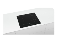 Bosch Serie | 4 PVS611BB5E - Induktions kogeplade - 4 plader - Niche - bredde: 56 cm - dybde: 49 cm - sort - rammeløs