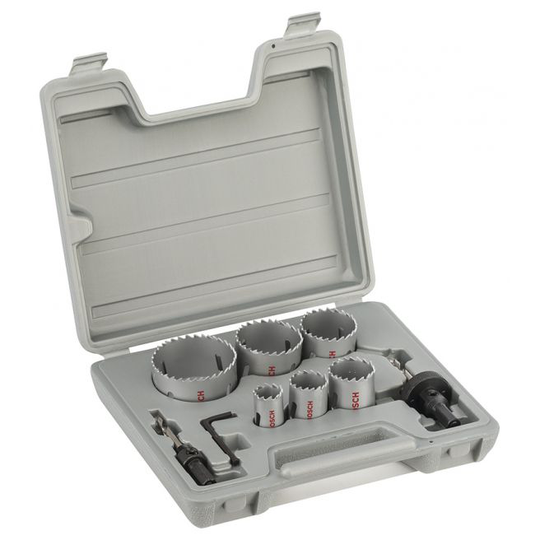 Bosch Hulsavsæt Bim Ø22-29-35-44-51-65mm 9stk - 2607018389
