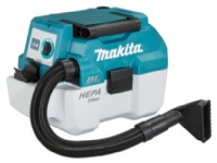 MAKITA Akku støvsuger 18V DVC750LZ. Leveres med slange, mundstykke og fugemundstykke, ekskl. batteri og lader