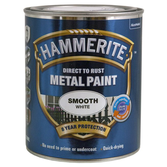 Hammerite Glat-effekt Hvid - 750ml