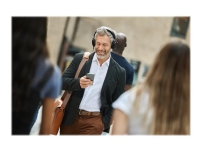 Jabra Evolve2 75 - Headset - på øret - Bluetooth - trådløs, kabling - aktiv støjfjerning - USB-A - støjisolerende - sort - Optimeret til UC
