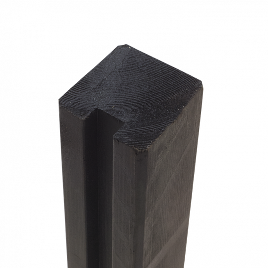 Plus Krydsskåret profilstolpe m/1 spor 9×9×188 cm - 17719-15