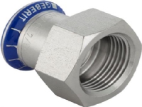 GEBERIT Overgang rustfri 18-3/4 muffe / muffe mapress
