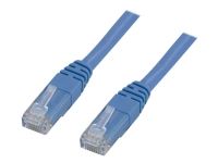 DELTACO - Patchkabel - RJ-45 (han) til RJ-45 (han) - 20 m - UTP - CAT 6 - strenget - blå