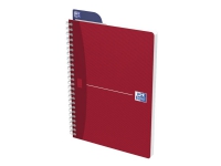 Notesbog Oxford My Style A5 wire-indbundet, kvadreret m/90 ark / 180 sider - Assorteret
