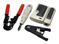 LogiLink Networking Tool Set with Bag - Værktøj/tester kit til netværk