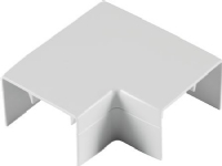 HAGER Fladvinkel LFF 30065 PH For LF 30060 Højde 30 mm, bredde 60 mm Perlehvid plast