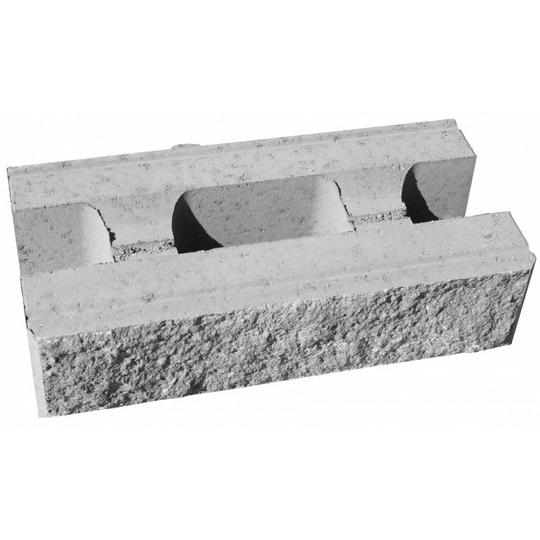RBR BB Mur - 29x58x15 - Grå - Knæk Støttemur