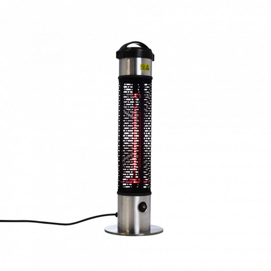 HORTUS Terrassevarmer under bord-model 1200 W, GT ULG, sølv - 211-370