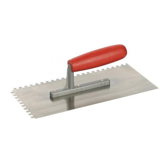 Eskimo Tandspartel 8mm Rødt Håndtag 8x130x280x0,7mm - 24411