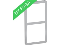 LK FUGA SLIM designramme stål 2 modul, stål