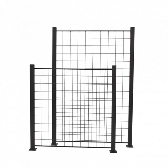 Espalie 150x100 cm sort til aluminium stolpe - 116-036