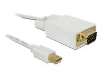 Delock - DisplayPort kabel - Mini DisplayPort (han) til HD-15 (VGA) (han) - 2 m - for Apple MacBook MacBook Air MacBook Pro