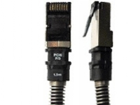 PatchSee PCI6Patch - Patchkabel - RJ-45 (han) til RJ-45 (han) - 91 cm - UTP - CAT 6a - booted - sort
