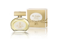 Antonio Banderas Her Golden Secret, Kvinder, 80 ml, Æble, Bergamot, Mandarin, Fersken, Solbær, Gardenia, Orangeblomst, Cedertræ, Musk, Tonka bønner,
