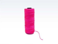 Mursnor 6/8 3-slået i pink nylon 100g 1,2mmx120m. Brudstyrke 50kg