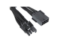 BitFenix PCI-E (6+2 pin) - PCI-E (6+2 pin), 0.45m, 0,45 m, PCI-E (6+2 pin), PCI-E(6+2 pin), Hanstik, Hunstik, Sort
