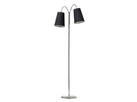 Nielsen Light Tango Gulvlampe Krom Inkl. Skærme: Sorte