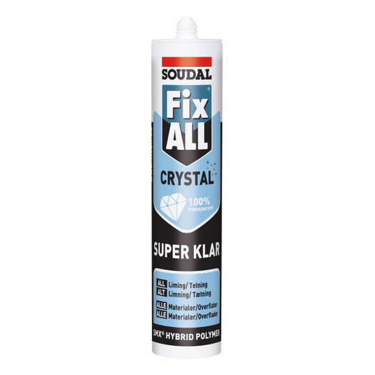 Fix All Crystal Multifuge/lim Soudal Klar 290 Ml