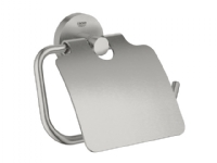 Grohe Essentials toiletrulleh. - Toiletpapirholder med låg, Supersteel 40367DC1