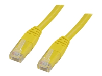 DELTACO - Patchkabel - RJ-45 (han) til RJ-45 (han) - 5 m - UTP - CAT 6 - gul