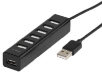 Vivanco 36661, USB 2.0, USB 2.0, 480 Mbit/s, Sort, Strøm, USB, 110 - 240 V