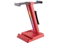 Surefire Gaming Vinson N1 - Stander/bøjle for headset - RGB - Rød (Plads til 2 headsets)