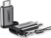USB-C to micro USB adapter UGREEN US282 (gray)