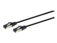 Cablexpert - Patchkabel - RJ-45 (han) til RJ-45 (han) - 10 m - S/FTP - CAT 8 - halogenfri, formet, knastfri - sort
