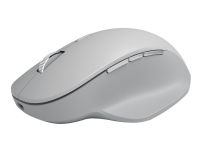 Microsoft Surface Precision Mouse - Mus - ergonomisk - højrehåndet - optisk - 6 knapper - trådløs, kabling - USB, Bluetooth 4.2 LE - grå - kommerciel