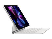 Apple Magic Keyboard - Tastatur og folio-kasse - med trackpad - bagbelyst - Apple Smart connector - svensk - hvid - for 11-inch iPad Pro (1st generat