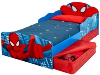 Spiderman Seng m/opbevaring (140cm)