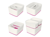 Leitz MyBox Large - Opbevaringsboks - for A4 - 18 liter - pink metallisk