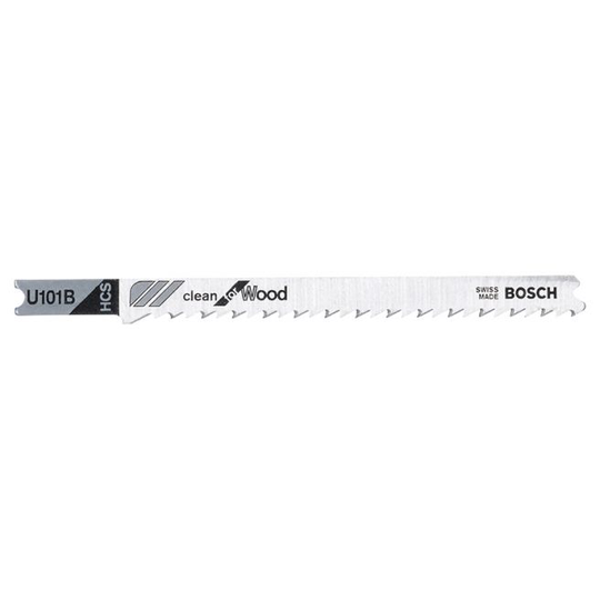 Bosch Stiksavklingeinge U101b 82mm 3 Stk Træ - 2608630565