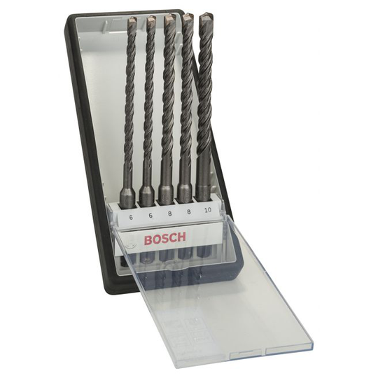 Bosch Hammerborsæt SDS P-5 5 Stk 6-10mm - 2607019928