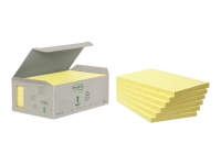 Post-it notes Miljø 76x127mm gul 6blk/pak - (6 blokke pr. pakke)