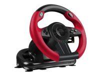SPEEDLINK TRAILBLAZER Racing Wheel - Rat og pedalsæt - kabling - sort - for Sony PlayStation 3, Microsoft Xbox One, Sony PlayStation 4