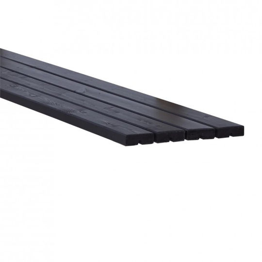Plus 4 stk. løse møbelplanker 42x116mm x177cm grundmalet sort 18543-15
