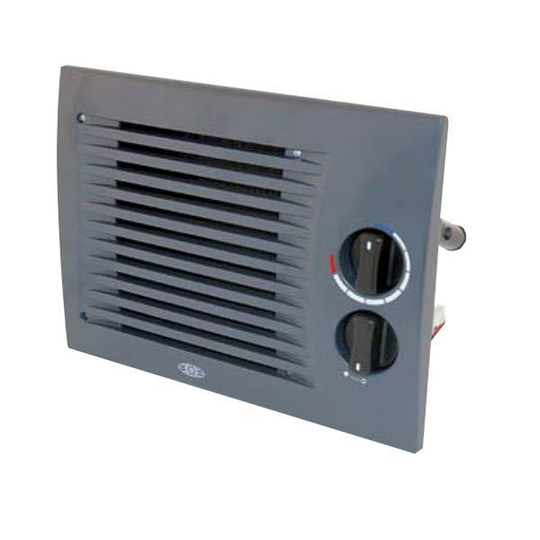 Sirico Arizona Varmeapperat m/ 1-trins blæser 3kw, 12V 120W