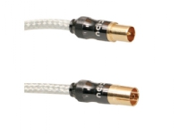 ICIDU Ultra Coax Aerial Cable 3m, 2 m, Transparent