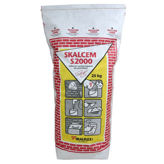 Skalflex Vandskuringsmørtel S 2000 02-creme 25kg